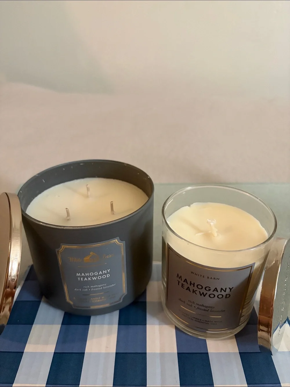WHITE BARN candle set - Picture 2 of 5